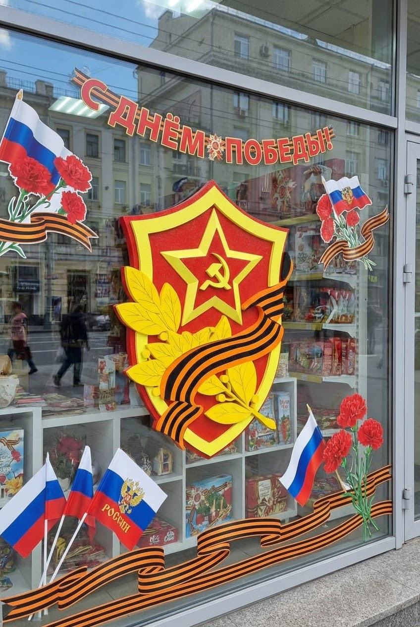 оформление на день победы из пенопласта оформление на день победы из пенопласта