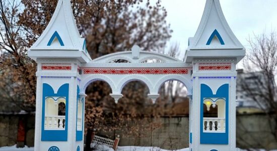3Д Арка из пенопласта
