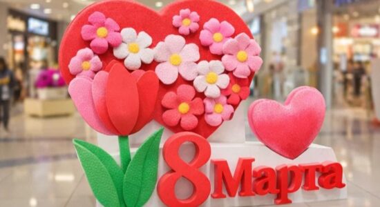 Цветы на 8 марта из пенопласта