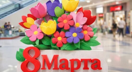 Цветы на 8 марта из пенопласта