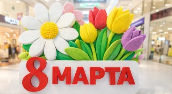 Цветы на 8 марта из пенопласта