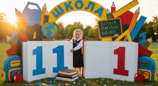 Декор на 1е сентября
